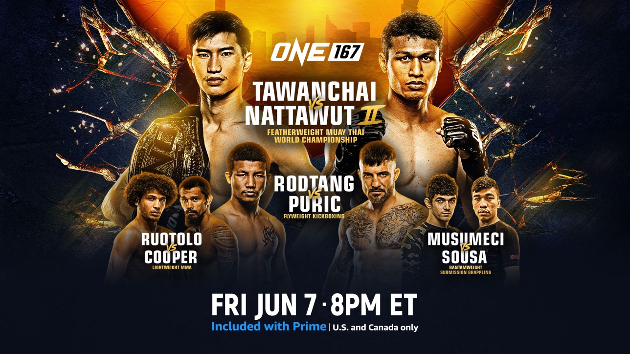 Prime Video Presents ONE 167: Tawanchai vs. Nattawut II